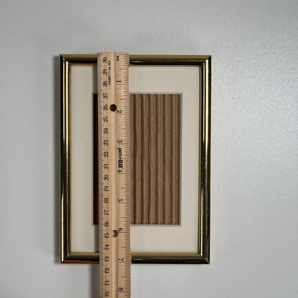 Vintage Picture Frame Ornate Old World‎ French Cottagecore Gold 5x7